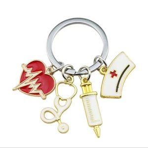 Doctor Nurse Mask Key Ring!